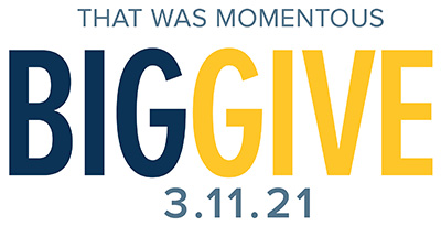That was momentous, Big Give, 3.11.21